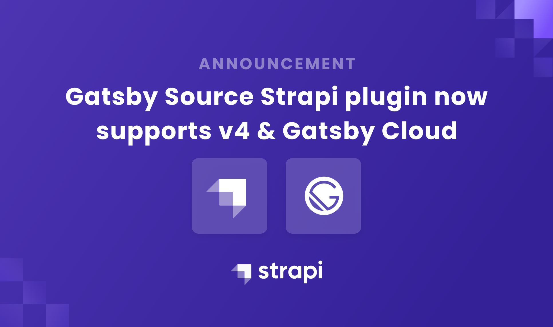 Gatsby source Strapi plugin supports v4 and Gatsby Cloud